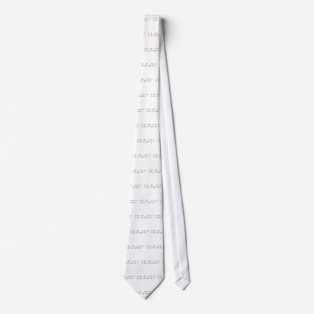 Maxwell's equations, differential form, cgs neck tie (Front)