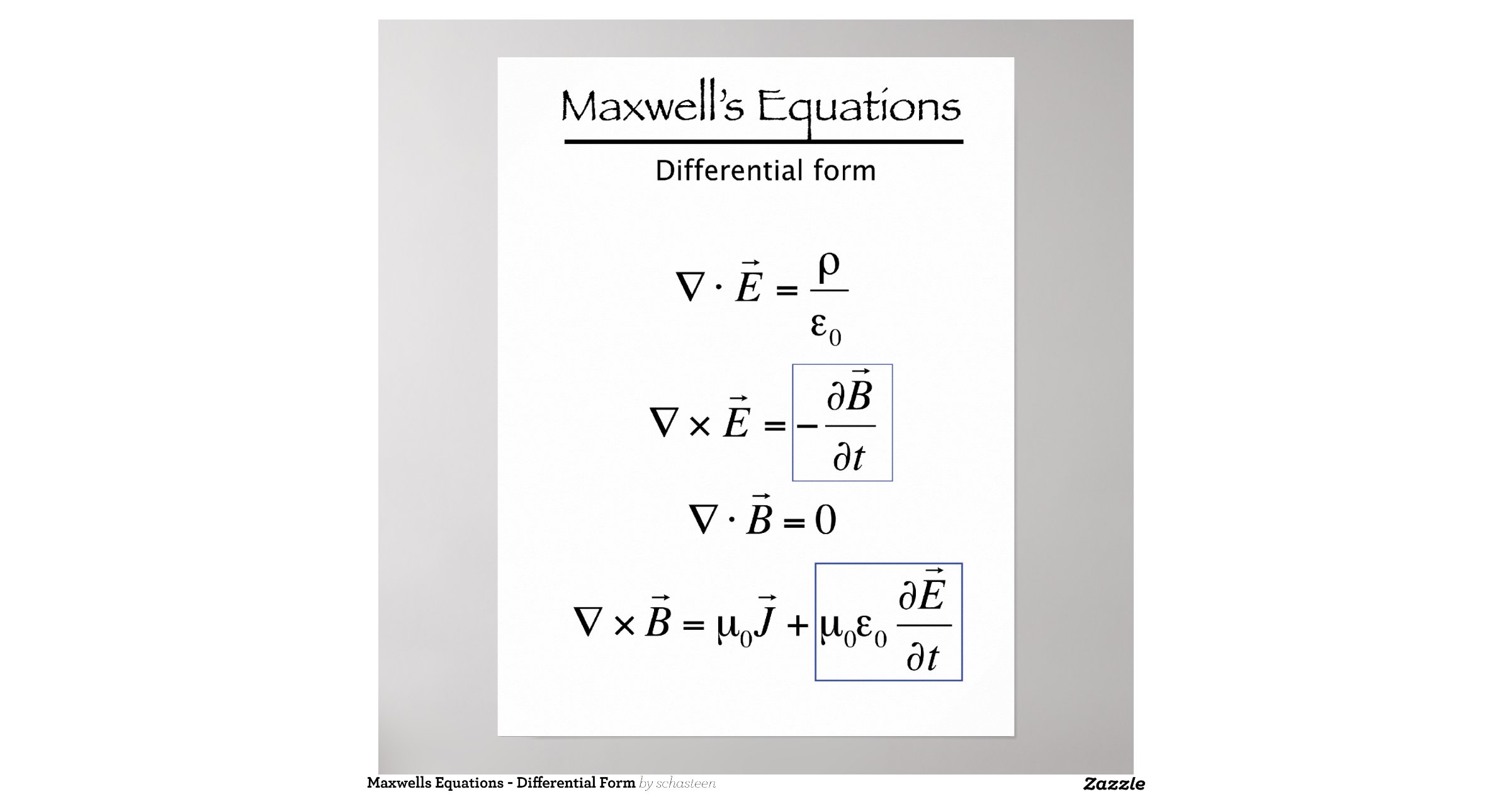 maxwells_equations_differential_form_poster ...