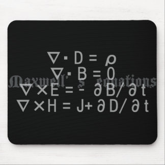 Maxwell's_Equations Mouse Pad