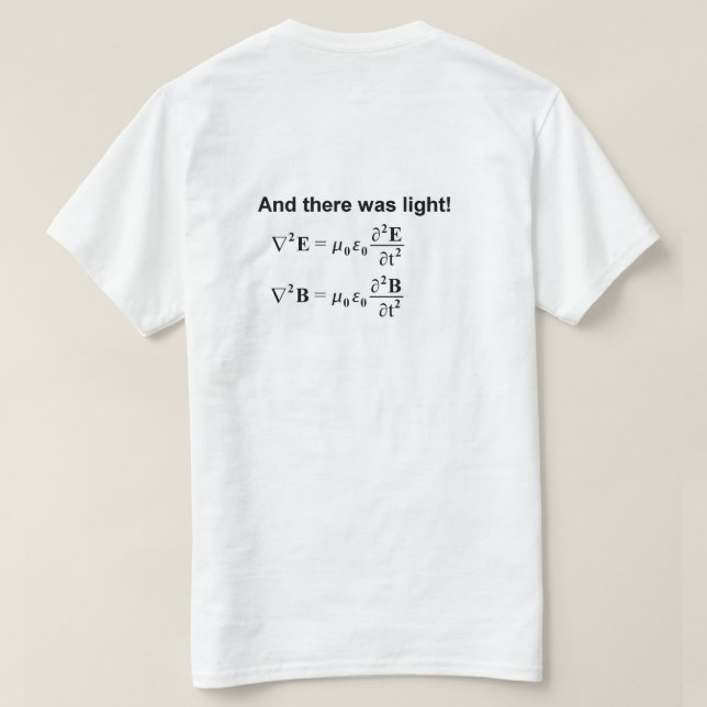 Maxwell's Equations T-Shirt | Zazzle