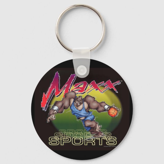 Maxx Basketball Keychain (Front)