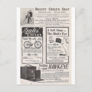 May 1895 Harper's Ads Postcard