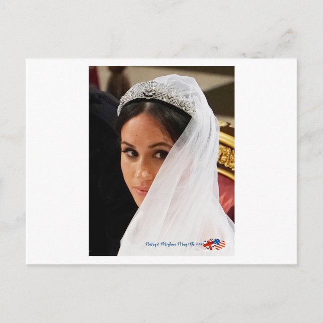 May 19th 2018: When Harry married Meghan Postcard (Front)