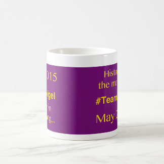 May 2015 election unique design mug! coffee mug