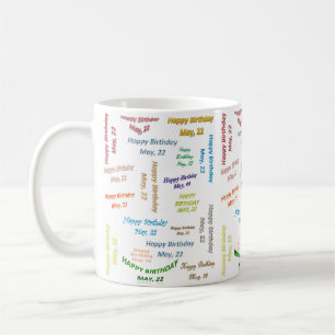 May, 22 Birthday Mug