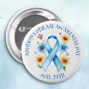 May 29th is Addison's Disease Awareness Day Button
