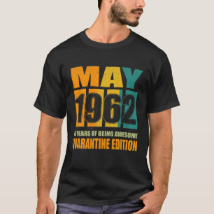 May 60Th Birthday Retro Limited Edition 1962 Quara T-Shirt