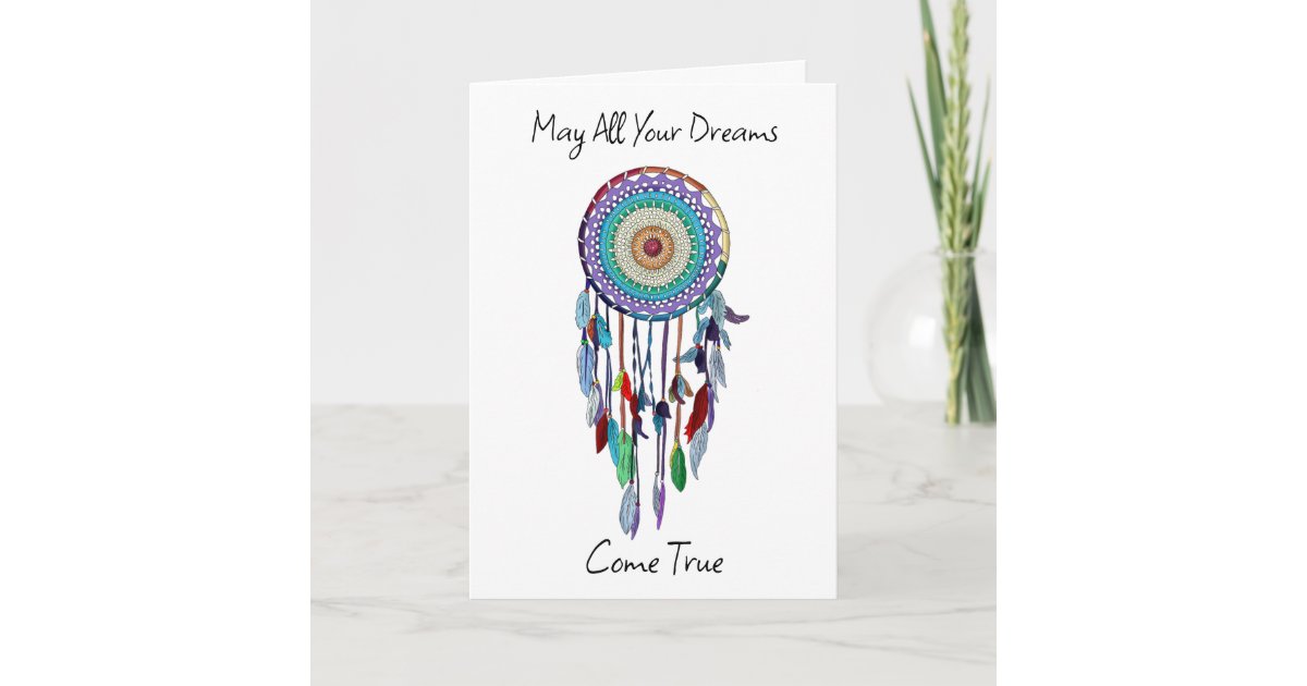 May All Your Dreams Come True Birthday Card | Zazzle