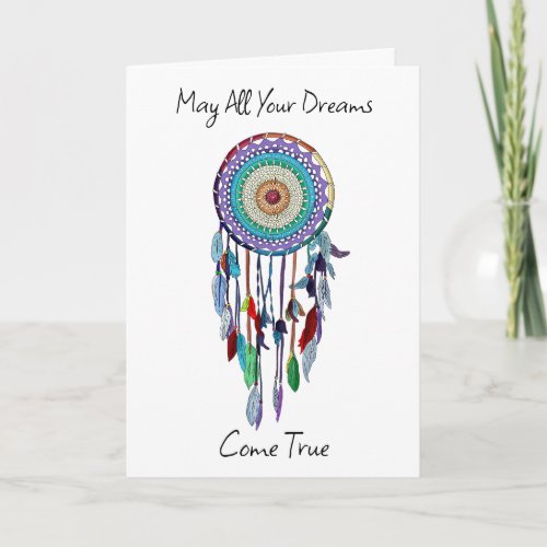 May All Your Dreams Come True Birthday Card