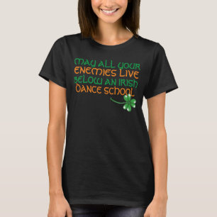 may all your enemies irishfunny t-shirt design