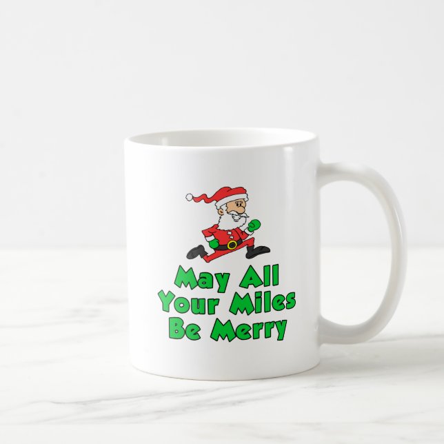May All Your Miles Be Merry Santa Mug (Right)