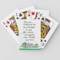 May All Your Troubles be Less Playing Cards