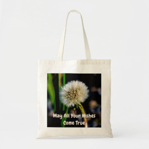May All Your Wishes Come True Canvas Budget Tote Bag