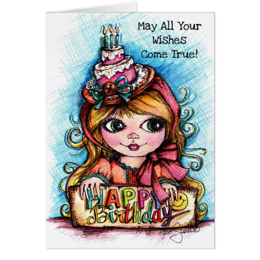 May All Your Wishes Come True Cards (Front)
