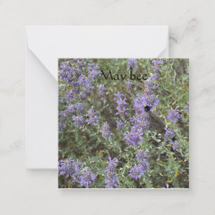 May bee note card