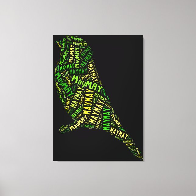 May Bird Canvas Print (Front)