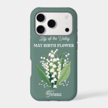 May Birth Flower Custom Name