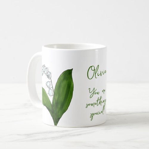May birth flower Lily of the valley Coffee Mug