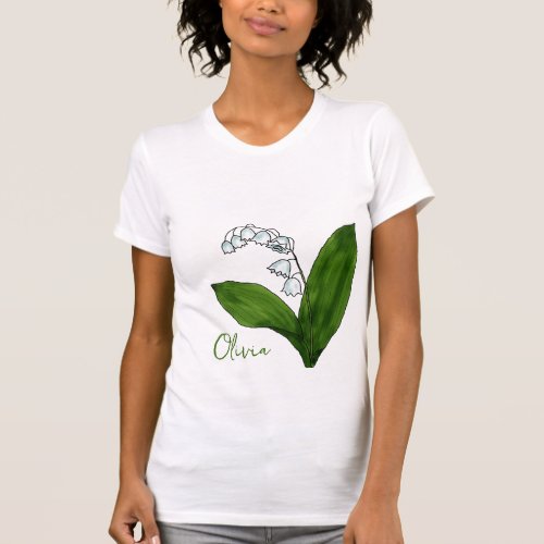 May birth flower Lily of the valley T_Shirt