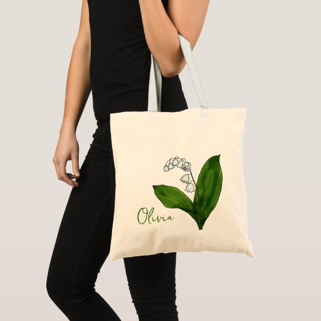 May birth flower Lily of the valley Tote Bag (Front (Product))