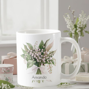 May Birth Flower Mug Lily of the Valley Mug