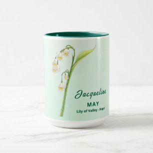 May Birth Month Flower Coffee Mug