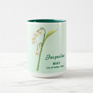 May Birth Month Flower Coffee Mug