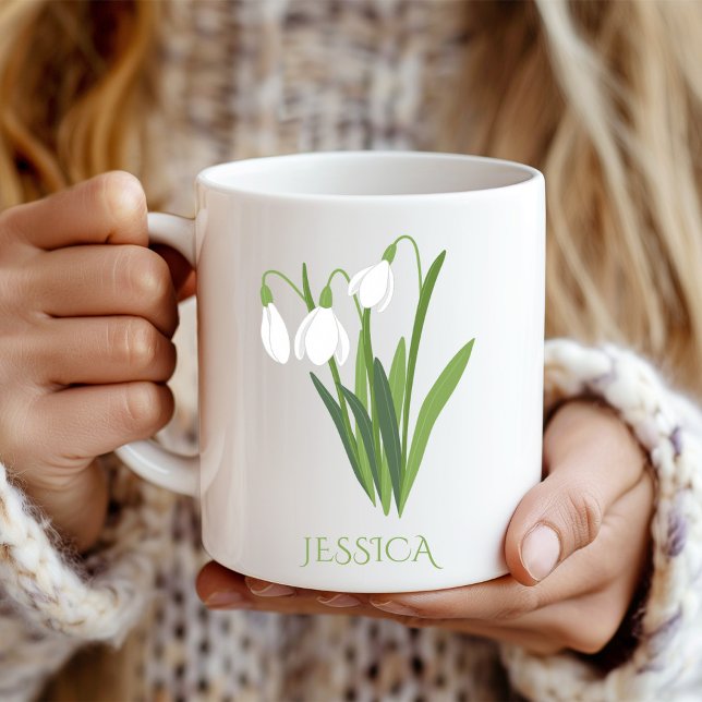 May Birth Month Flower Lily of the Valley Coffee Mug (Creator Uploaded)