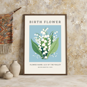 May Birth Month Flower Market Canvas Print