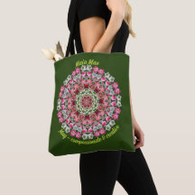 May Birth Month Flower Personalized Artsy Carryall