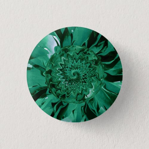 May Birthstone Emerald Fluid Pour Button