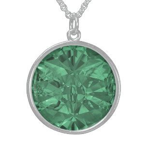 May Birthstone Emerald Necklace