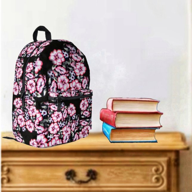 May Bloom  Printed Backpack (Display your feminine side, when you carry this May Bloom Printed Backpack!)