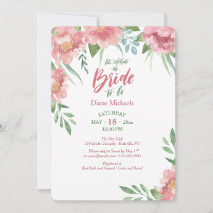 May Blooms Bridal Shower Invitation