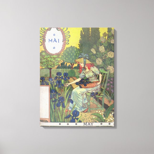May Canvas Print (Front)