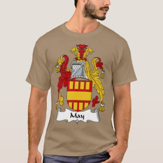 May Coat of Arms May Family Crest funny boy retro T-Shirt