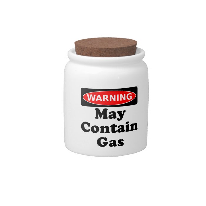 May Contain Gas Candy Jars