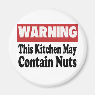 May Contain Nuts Magnet