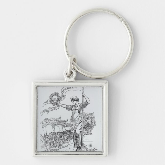 May Day, 1907 Keychain (Front)