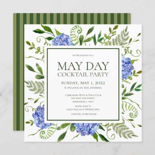 May Day Cocktail Party Invitation