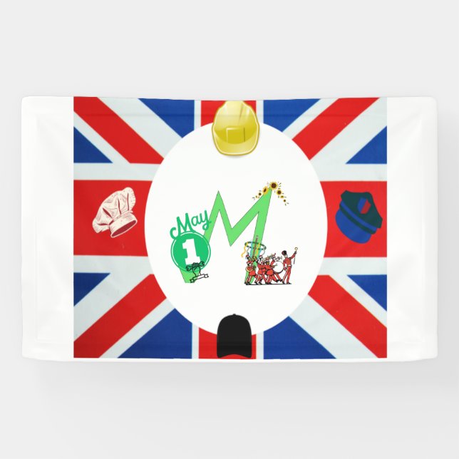 May Day (Labor Day ) - UK Theme Banner (Horizontal)