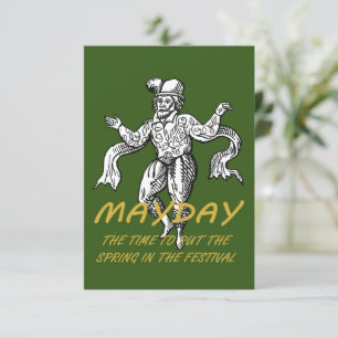 May Day The Time To Put The Spring In The Festival Invitation