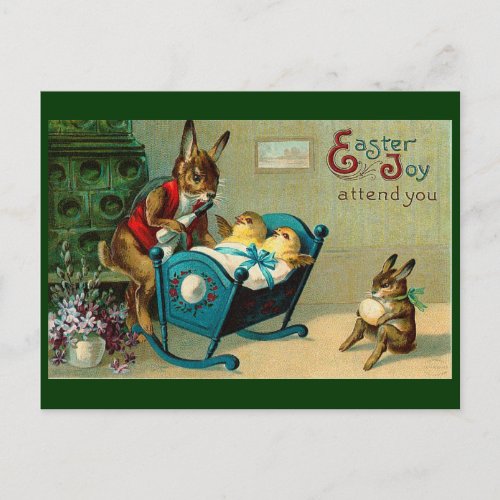 May Easter Joy Attend You Vintage Holiday Postcard