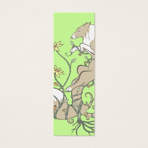 May Flowers Bookmark Business Card