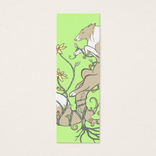 Customizable May Flowers Bookmark Business Card
