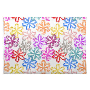 May Flowers Cloth Placemat
