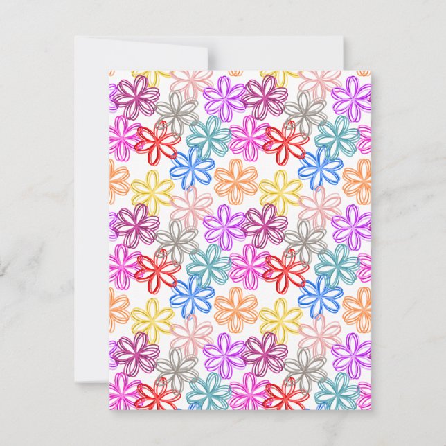 May Flowers  Note Card (Front)