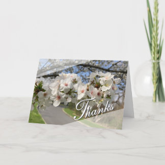 May Flowers Thank You Card