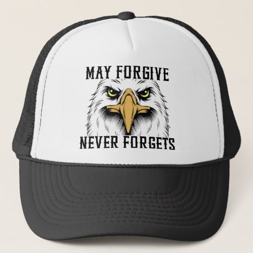 May Forgive Eagle Trucker Hat