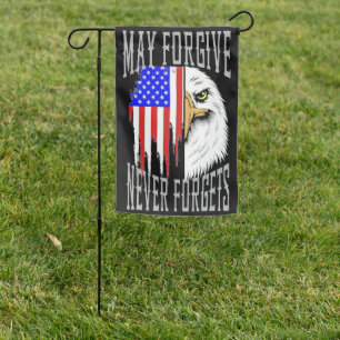 May Forgive, Never Forgets Eagle Flag